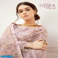 COSMOS AAYRA VOL 10 GEORGETTE PAKISTANI DRESS COLLECTION