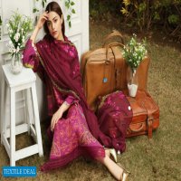 Charizma Aniq Embroidered Print Lawn Suits With Embroidered Chiffon Dupatta 2021 Collection