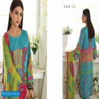 Charizma Aniq Embroidered Print Lawn Suits With Embroidered Chiffon Dupatta 2021 Collection