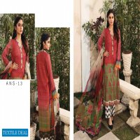 Charizma Aniq Embroidered Print Lawn Suits With Embroidered Chiffon Dupatta 2021 Collection