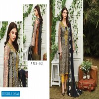 Charizma Aniq Embroidered Print Lawn Suits With Embroidered Chiffon Dupatta 2021 Collection