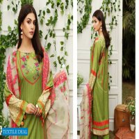 Charizma Aniq Embroidered Print Lawn Suits With Embroidered Chiffon Dupatta 2021 Collection