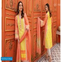 Charizma Belle Embroidered Lawn With Printed Dupatta Vol-1 Wholesale Pakistani Dress