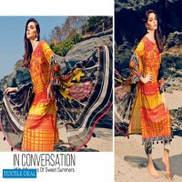 Charizma Combination Embroidered Lawn Suit With Chiffon Dupatta Vol-1 2021 Pakistani Dress