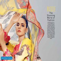 Charizma Combination Embroidered Lawn Suit With Chiffon Dupatta Vol-1 2021 Pakistani Dress