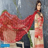 Charizma Infinity Embroidered Lawn Suit With Printed Chiffon And Silk Dupatta