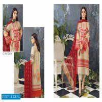 Charizma Infinity Embroidered Lawn Suit With Printed Chiffon And Silk Dupatta