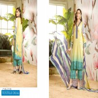 Charizma Infinity Embroidered Lawn Suit With Printed Chiffon And Silk Dupatta