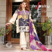 Charizma Infinity Embroidered Lawn branded Pakistani Salwar Suits