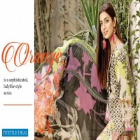 Charizma Orange Series Wholesale Lawn Embroidered 12 Piece Sets