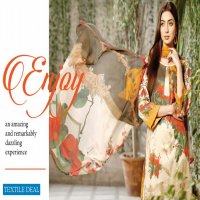 Charizma Orange Series Wholesale Lawn Embroidered 12 Piece Sets