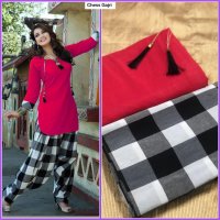 Chess Pure Cotton Unstitched Dress Materail wholesale in india