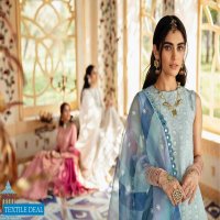 Cross Stitch Shehar E Uns Unstitched Luxury Lawn Collection 2021 Pakistani Dress