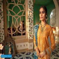 Cross Stitch Shehar E Uns Unstitched Luxury Lawn Collection 2021 Pakistani Dress