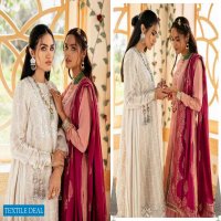 Cross Stitch Shehar E Uns Unstitched Luxury Lawn Collection 2021 Pakistani Dress