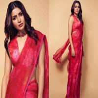 Crystal organza saree with all over hand print saree wholesale in india