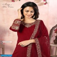 DANI FASHION AANAYA VOL 120 ART SILK GLASS WORK PATIYALA DRESSES SELLER