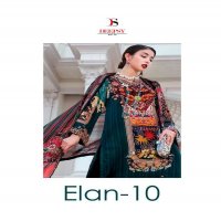 DEEPSY ELAN VOL 10 SATIN SILK DIGITAL PRINTED EMBROIDERY PAKISTANI DRESS MATERIALS