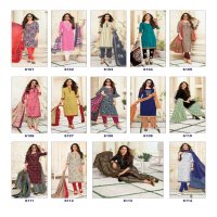 DEEPTEX MISS INDIA VOL 61 6101-6126 SERIES COLORFUL COTTON UNSTITCHED SUITS WHOLESALER IN INDIA