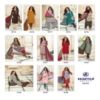 DEEPTEX MISS INDIA VOL 61 6101-6126 SERIES COLORFUL COTTON UNSTITCHED SUITS WHOLESALER IN INDIA