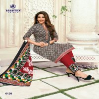 DEEPTEX MISS INDIA VOL 61 6101-6126 SERIES COLORFUL COTTON UNSTITCHED SUITS WHOLESALER IN INDIA
