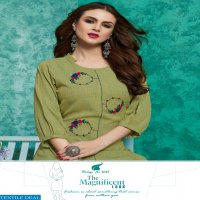 DEHLIZ TRENDS FROOTI RAYON SELF CHECKS CASUAL WEAR KURTI EXPORTER IN SURAT