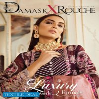 Damask X Rouche Luxury Embroidered Branded Pakistani Collection