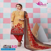 Devi Sixer Vol-10 Wholesale Shopping Printed Dress Material