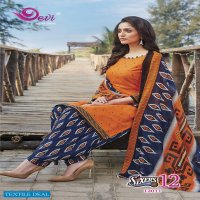 Devi Sixer Vol-12 Wholesale Cotton Formal Dress Material