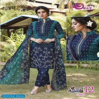 Devi Sixer Vol-12 Wholesale Cotton Formal Dress Material