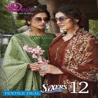 Devi Sixer Vol-12 Wholesale Cotton Formal Dress Material