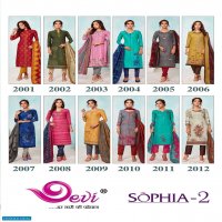 Devi Sophia Vol-2 Wholesale printed Dress Material