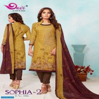Devi Sophia Vol-2 Wholesale printed Dress Material