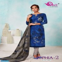Devi Sophia Vol-2 Wholesale printed Dress Material