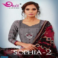 Devi Sophia Vol-2 Wholesale printed Dress Material