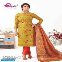 Devi Sophia Vol-3 Wholesale printed Dress Material