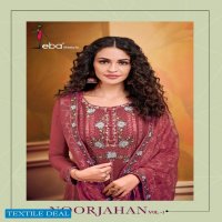EBA LIFESTYLE NOORJAHAN VOL 1 GEORGETTE HEAVY EMBROIDERY STUNNING LOOK SUIT