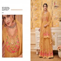 EBA LIFESTYLE SHEHZADI VOL 1 GEORGETTE WITH EMBROIDERY PLAZZO STYLE DESIGNER SUIT SELLER