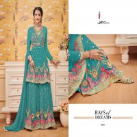 EBA LIFESTYLE SHEHZADI VOL 1 GEORGETTE WITH EMBROIDERY PLAZZO STYLE DESIGNER SUIT SELLER