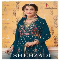 EBA LIFESTYLE SHEHZADI VOL 1 GEORGETTE WITH EMBROIDERY PLAZZO STYLE DESIGNER SUIT SELLER