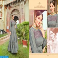 Evermore Silver Nexa Wholesale Gold Foil Print Gowns