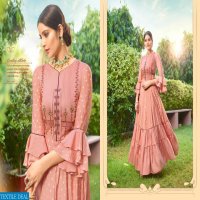 Evermore Silver Nexa Wholesale Gold Foil Print Gowns