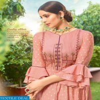 Evermore Silver Nexa Wholesale Gold Foil Print Gowns