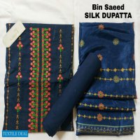 Exclusive 3Pc BIN SAEED EMBROIDERED Lawn Collection 2021