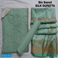 Exclusive 3Pc BIN SAEED EMBROIDERED Lawn Collection 2021