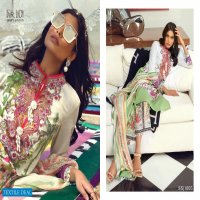 FAIRLADY LAUNCH SANA SAFINAZ JAM SATIN PRINT SALWAR SUIT