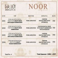 FAIRLADY NOOR JAM SATIN PAKISTANI FANCY DRESSES