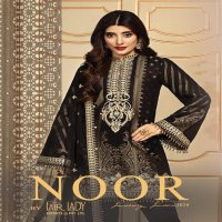 FAIRLADY NOOR JAM SATIN PAKISTANI FANCY DRESSES