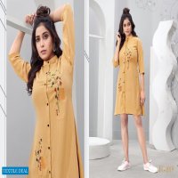 FASHION GALLERIA PRISM VOL 2 FULL STITCHED TUNICS SHIRT FOR GIRLS BUY ONLINE