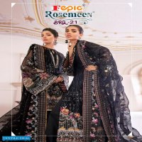 FEPIC BRQ 21 BY ROSEMEEN GEORGETTE NET PAKISTANI EID SALWAR KAMEEZ